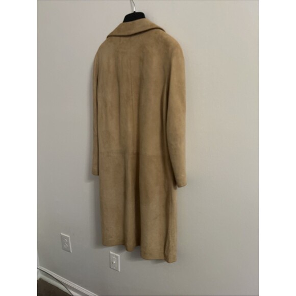 Women’s Camel Suede Trench Coat, Unbranded, No Tag - Picture 13 of 14
